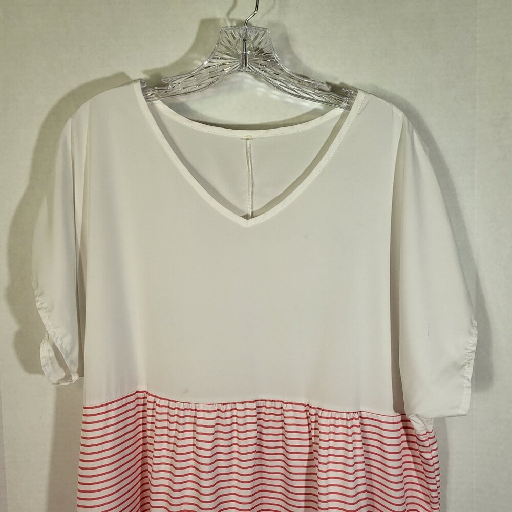 Gulang Women's Multi Pattern Sundress Size ? Coral Pink - Picture 2 of 8